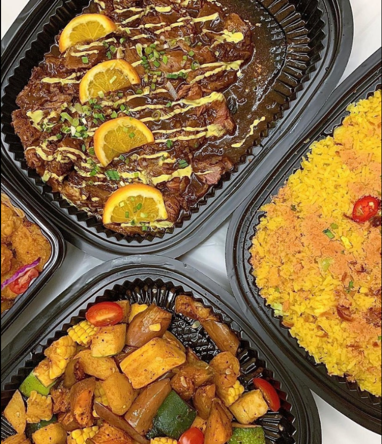 Mini buffet packages - Set A, 4 food trays with various food