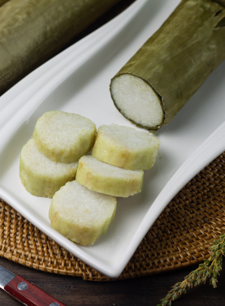 Traditional hari raya catering dish - nasi impit